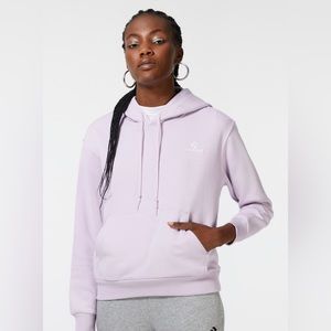 Converse Classic Hoodie with Chevron Embroidery in lilac-Purple, size XL.